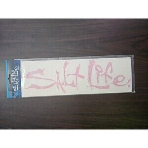 Salt Life Decal Medium Pink Vinyl Sticker SAD930 NIP New $12 MSRP